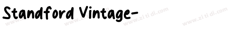 Standford Vintage字体转换